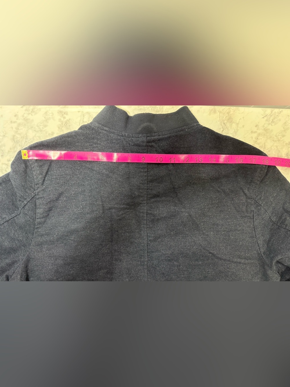 U.S. Polo Assn. Men's Dark Navy cotton blend Zip-Up preppy Bomber jacket - Picture 5 of 10